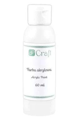 Akryyliväri 60ml DPC- valkoinen