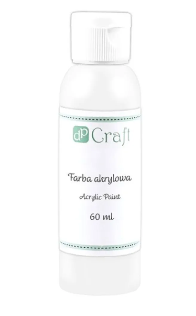 Akryyliväri 60ml DPC- valkoinen