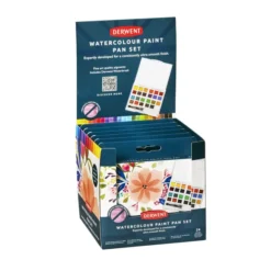 Akvarellivärit 24 nappia Paint Pan Set Derwent