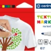 Centropen Textile tekstiilitussi 6 väriä