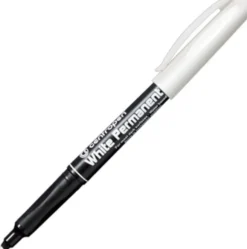 Centropen White Permanent Marker 2.5-1.2mm