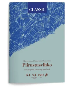 Classic Luonnosvihko A4 120g 24 sivua Drawing