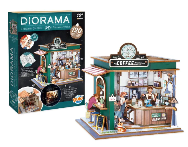 Diorama koottava pienoismalli Buki - Kahvila
