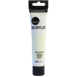 DR Simply Akryyliväri 75 ml - Glow in the Dark