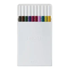 Fineliner 10 kpl Uni Emott - Murretut sävyt No. 3