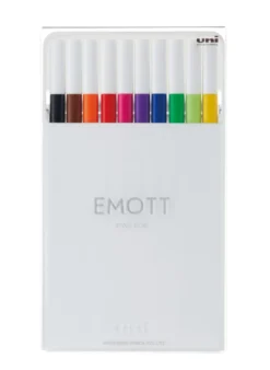Fineliner 10 kpl Uni Emott - Perusvärit No. 1