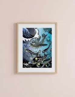 Juliste Muumi 24x30 - Amfibi