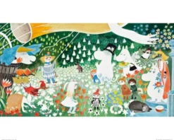 Juliste Muumi 24x30 - Juhlat