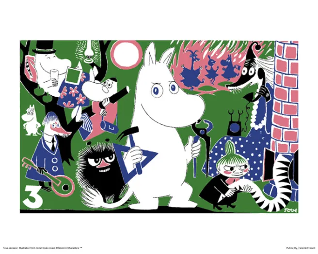 Juliste Muumi 24x30 - Sarjakuva 3