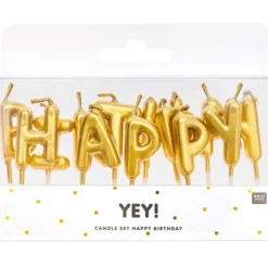 Kakkukynttilät Rico Design - Happy Birthday