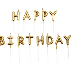 Kakkukynttilät Rico Design - Happy Birthday