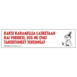 Kirjanmerkki Muumi - Kaksi karamellia
