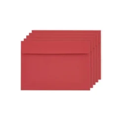 Kirjekuori C6 Rico Design - Red, 5kpl