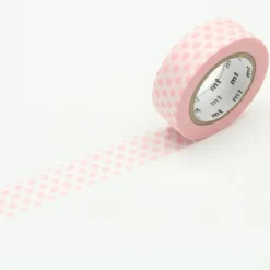Koristeteippi MT - Dot Strawberry Milk