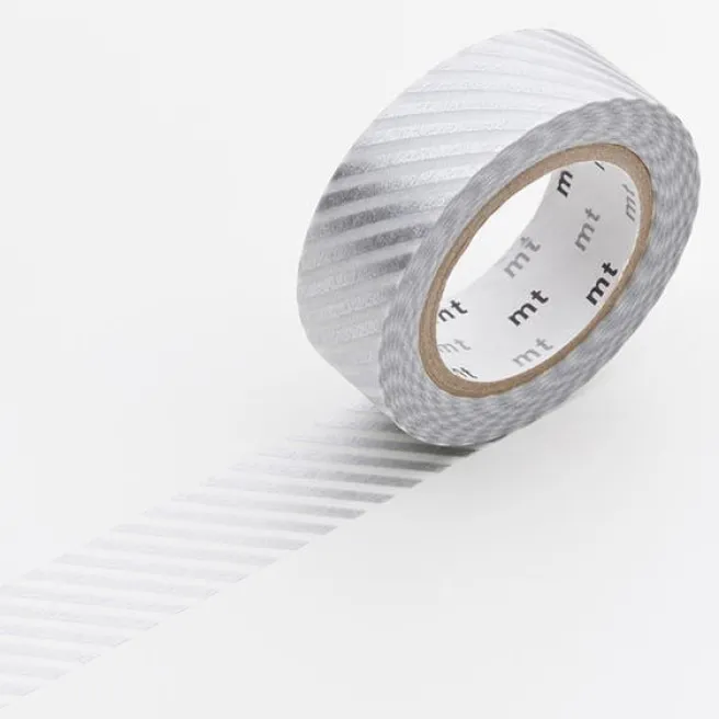 Koristeteippi MT - Stripe Silver