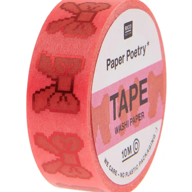 Koristeteippi Paper Poetry - Joulu, Rusetit