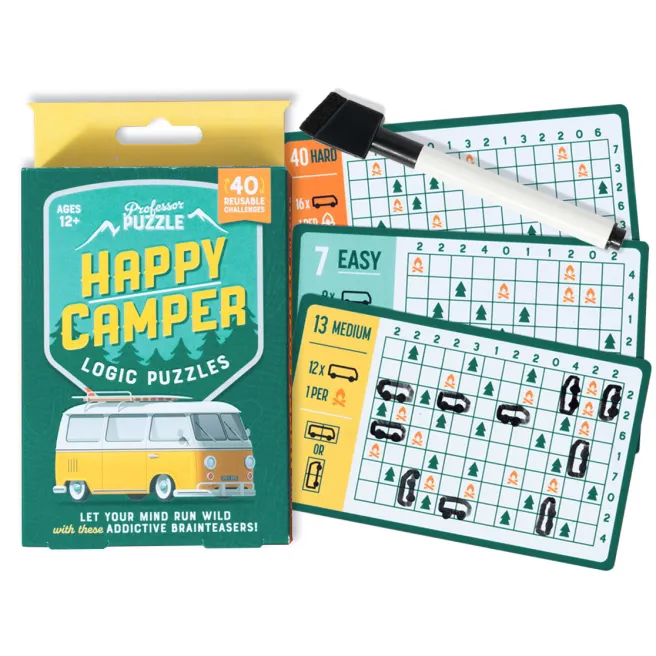 Korttipeli Professor Puzzle - Happy Camper
