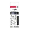 Kuitukärkikynä Uni Pin - 5kpl Brush Art