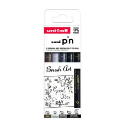 Kuitukärkikynä Uni Pin - 5kpl Brush Art