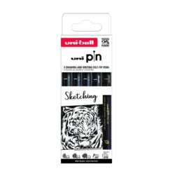 Kuitukärkikynä Uni Pin Pin - 5kpl Sketching