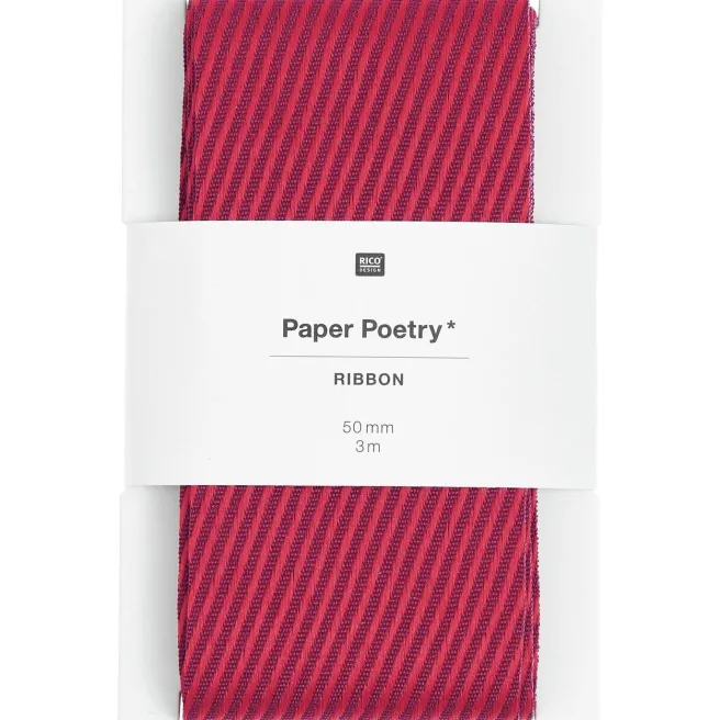 Lahjanauha Paper Poetry - Stripes Diagonal Red