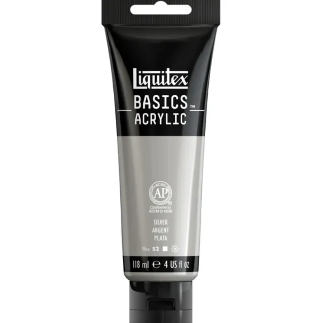 Liquitex Basics 118ml akryyliväri - 52 Silver