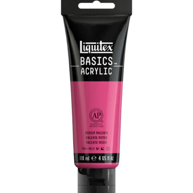 Liquitex Basics 118ml akryyliväri - 500 Medium Magenta
