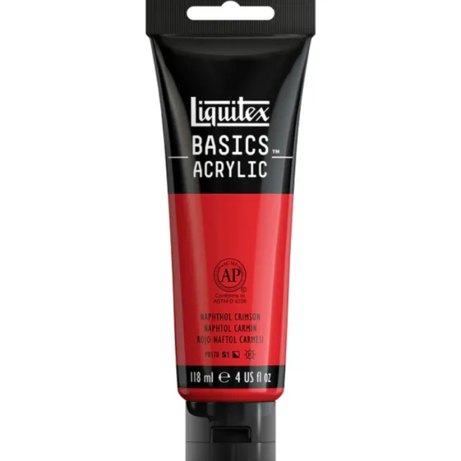 Liquitex Basics 118ml akryyliväri - 292 Napthol Crimson Blue Sha