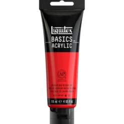 Liquitex Basics 118ml akryyliväri - 151 Cadmium Red Medium Hue