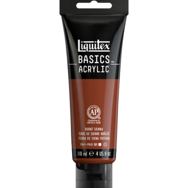 Liquitex Basics 118ml akryyliväri - 127 Burnt Sienna