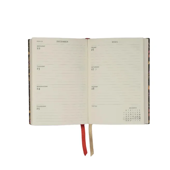 Lukuvuosikalenteri 2025-2026 18kk Paperblanks - Wild Flowers, Mini