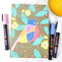 Maalitussit 8 kpl Posca PC-5M - Pastellivärit