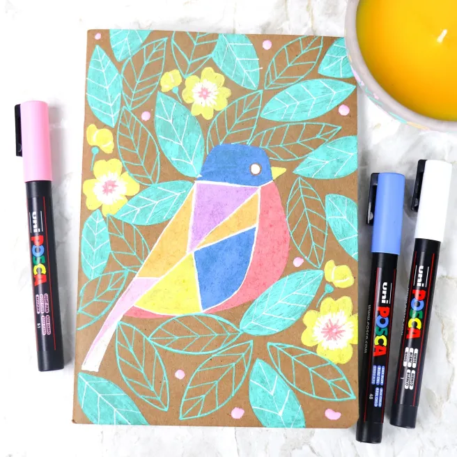 Maalitussit 8 kpl Posca PC-5M - Pastellivärit
