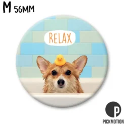 Magneetti Pickmotion M - Koira kylpyammeessa, Relax