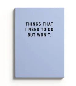 Muistikirja A5 Ohh Deer - Things that I need to do, Perfectbound
