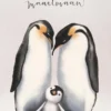2-osainen kortti Henna Adel - Pingviiniperhe, tervetuloa maailmaan