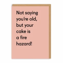 2-osainen kortti Ohh Deer - A Fire Hazard