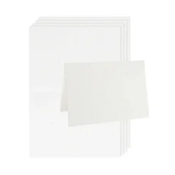 2-osainen korttipohja A6 Rico Design - Off-White Rose Gold, 5kpl