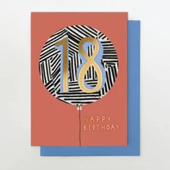 2-osainen kortti STC - 18 Happy Birthday