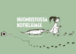 Ovitarra A6 Muumi - Huoneistossa kotieläimiä, Tyttö ja krokotiili
