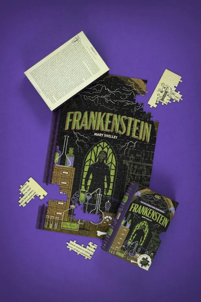 Palapeli 252 palaa Professor Puzzle - Frankenstein