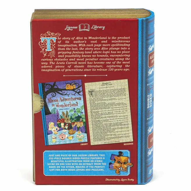 Palapeli 252 palaa Professor Puzzle - Alice in Wonderland