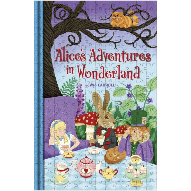 Palapeli 252 palaa Professor Puzzle - Alice in Wonderland