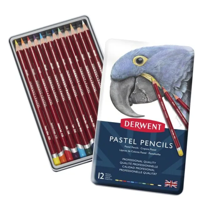 Pastellivärikynät 12 kpl Derwent - Pastel Pencil