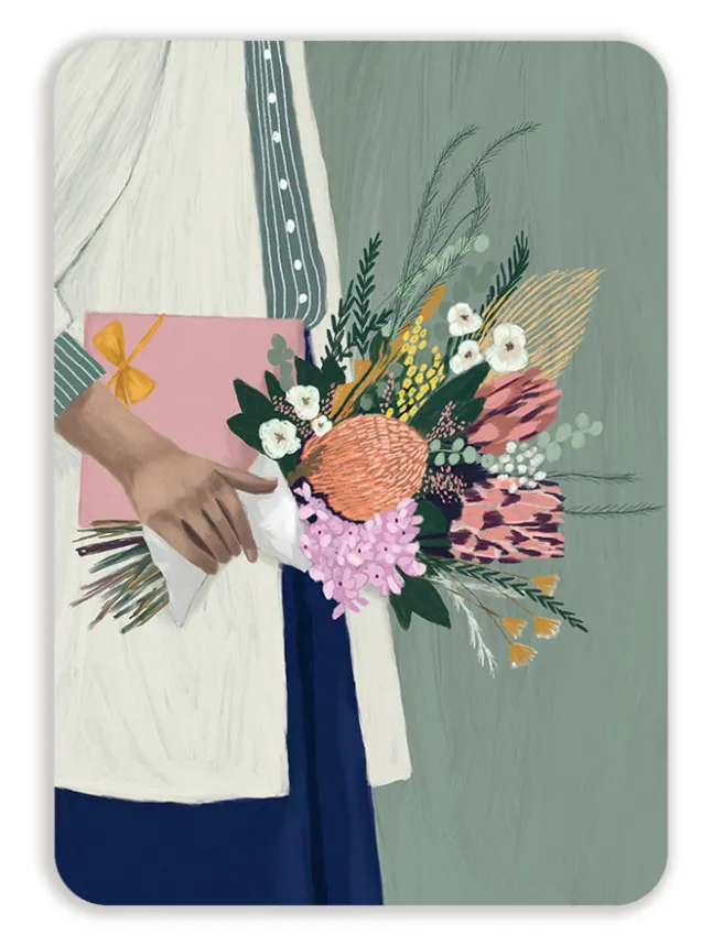 Postikortti Johanna Ilander - Kukkatervehdys
