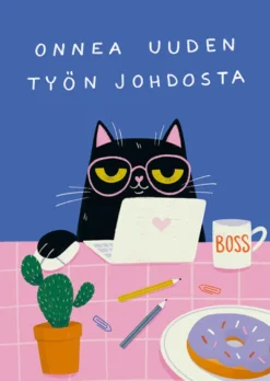 Postikortti Kaisu Sandberg - Onnea uuden työn johdosta