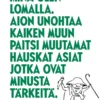 Postikortti kohopaino Muumi - Lomalla