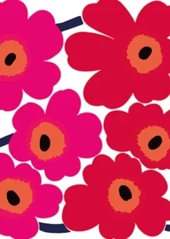 Postikortti Marimekko - Unikko punainen
