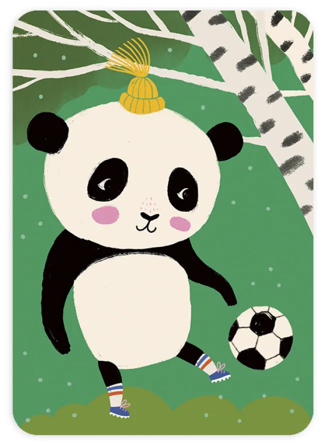 Postikortti Mira Mallius - Futaaja-panda