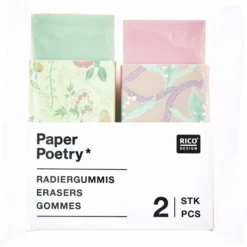 Pyyhekumisetti 2kpl Paper Poetry - Flowers